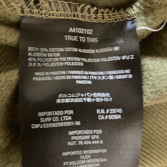 Volcom Men’s hooded sweatshirt - Picture 6 of 8